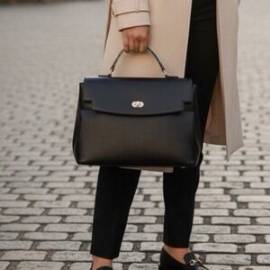 Cavalli Class Tatiana Large Satchel Bag with Gold Hardware - NWT